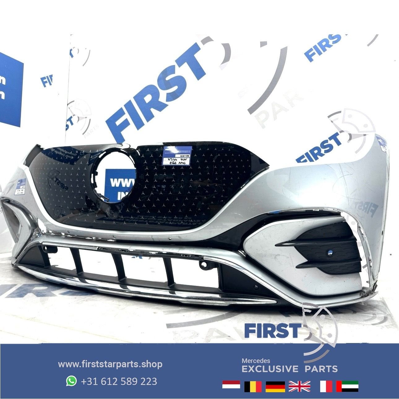 W294 BUMPER EQE SUV A2948854801 Voorbumper EQ E Klasse X294, Gebruikt, -, Voor, Ophalen of Verzenden