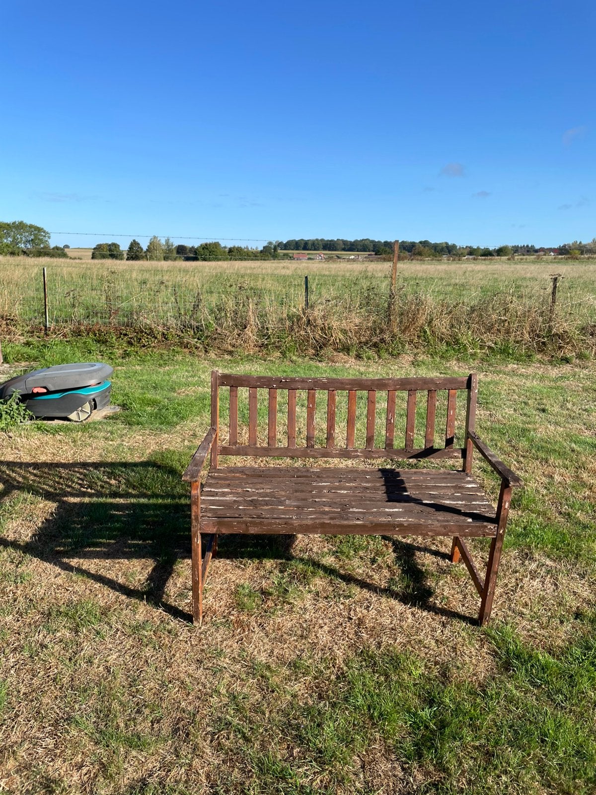 Banc en bois, Jardin & Terrasse, Enlèvement, Utilisé, Bois