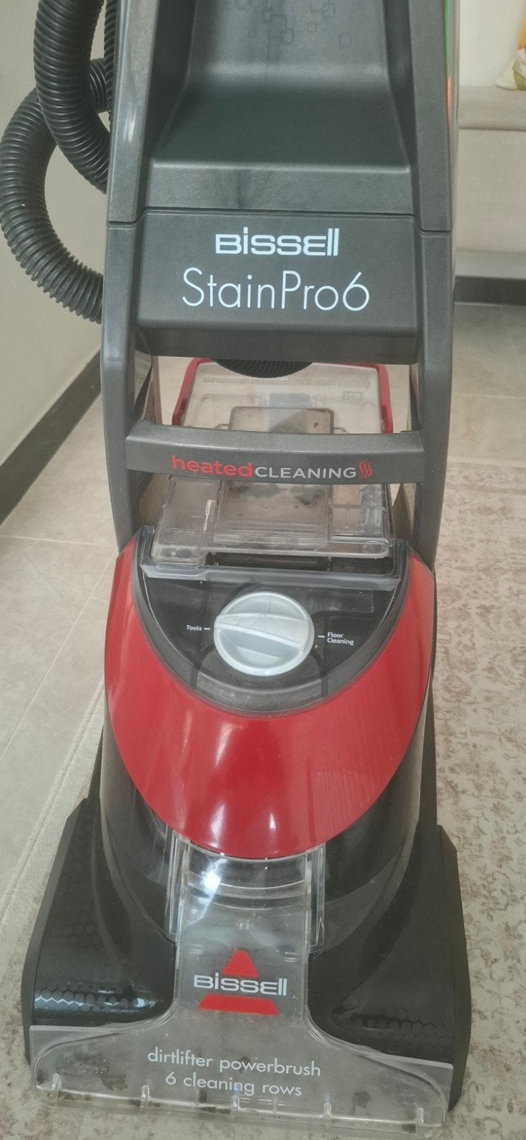 BISSELL strain PRO 6 aspirateur nettoyer  tissus  tapis, Electroménager, Enlèvement ou Envoi, Comme neuf, Réservoir, Nettoyeur combiné