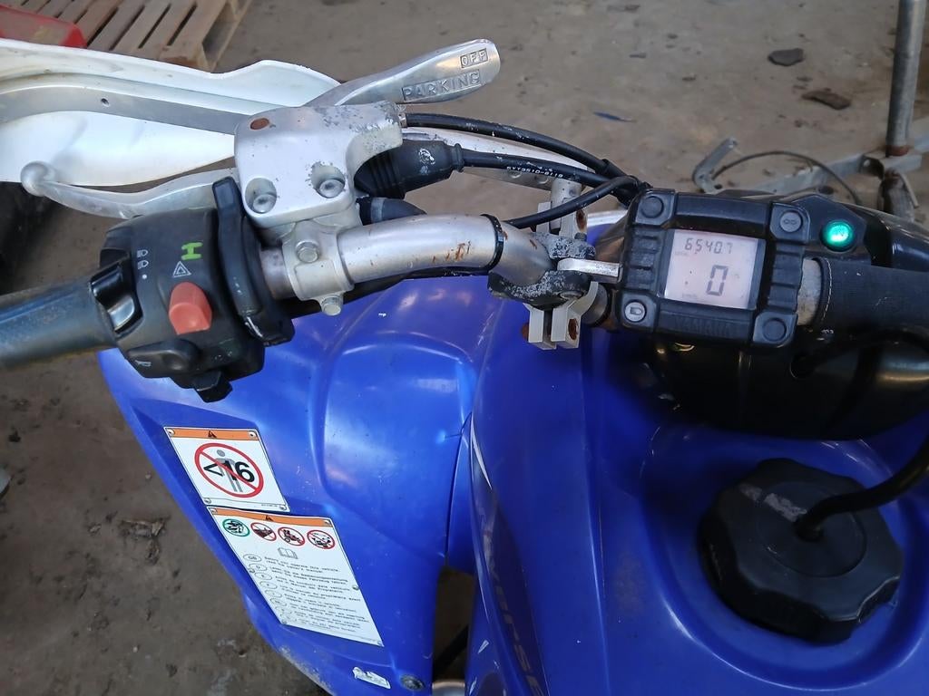 Yamaha quad 350, Enlèvement