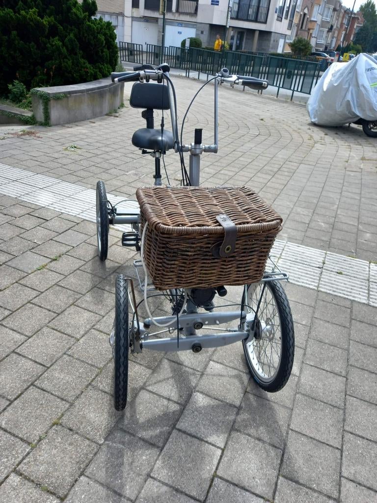 Velo électrique PMR à quatre roues, Enlèvement