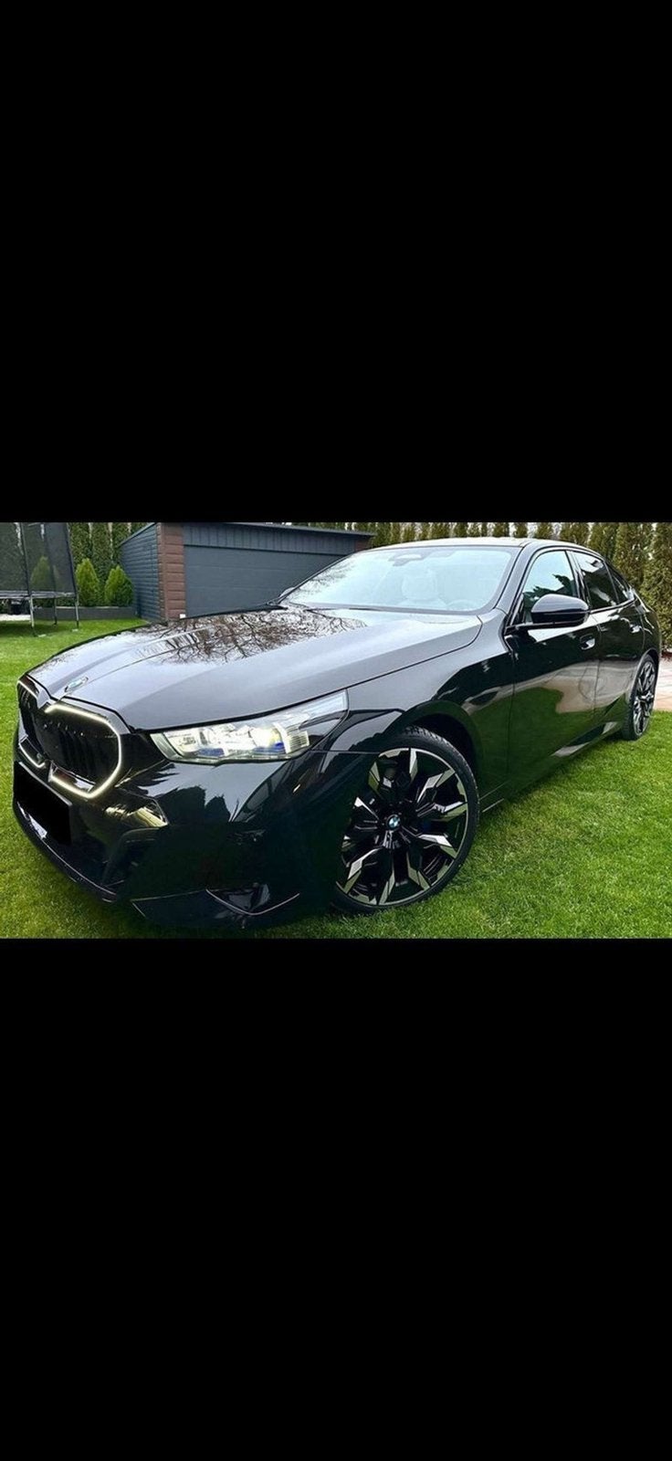 Bmw g60 520i mild hybride, Auto's, Zwart, Zwart, Berline, Parkeerassistent
