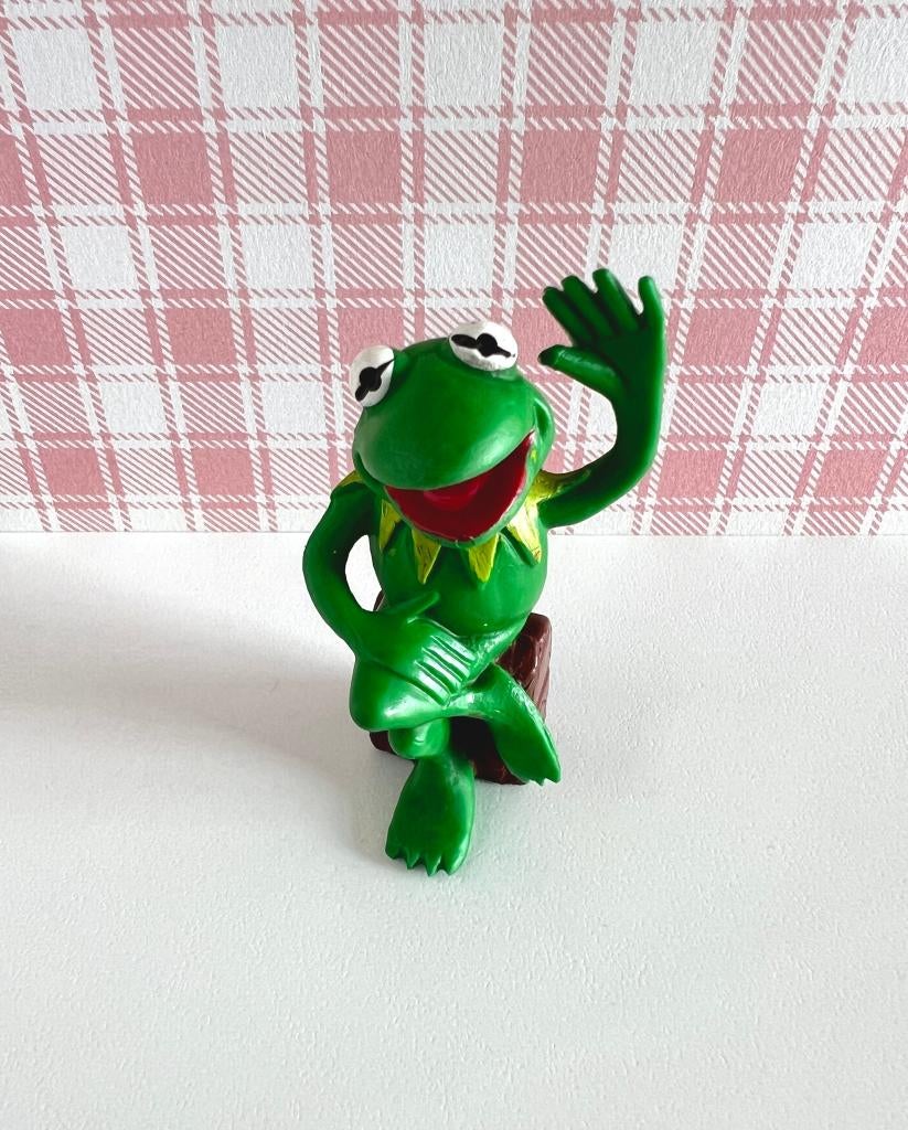 Figurine Kermit la grenouille (Muppet Show) - 1978 Schleich, Kinderen en Baby's, Speelgoed | Actiefiguren, Gebruikt, Ophalen of Verzenden