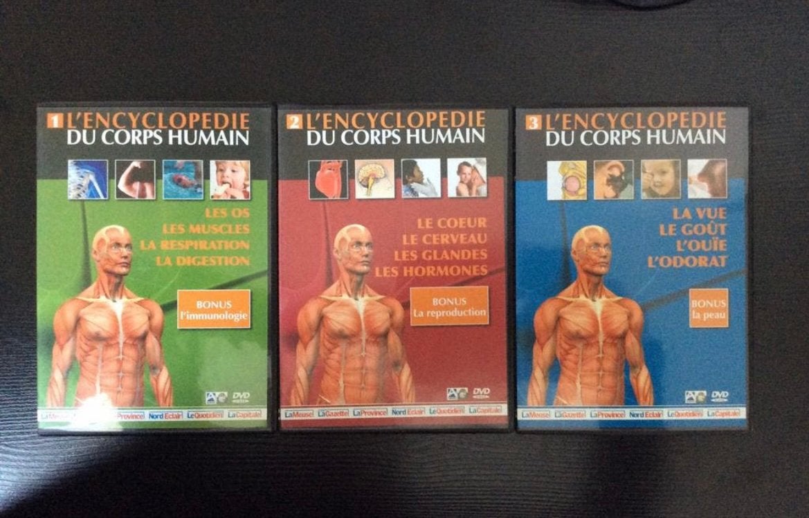 L’encyclopédie du corp humain, CD & DVD, Enlèvement, Comme neuf