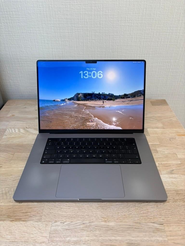 Apple MacBook Pro 16 inch  M1 16GB Pro 2TB SSD (2021), Computers en Software, Apple Macbooks, Ophalen, Gebruikt, Qwerty, MacBook