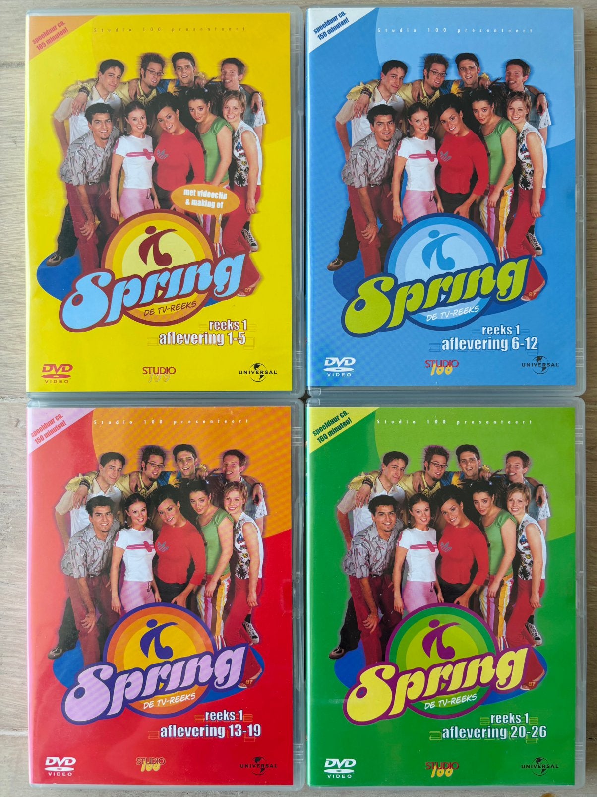 Spring DVD’s: Seizoen 1 (compleet), Tous les âges, Comme neuf, Action et Aventure, Enlèvement ou Envoi