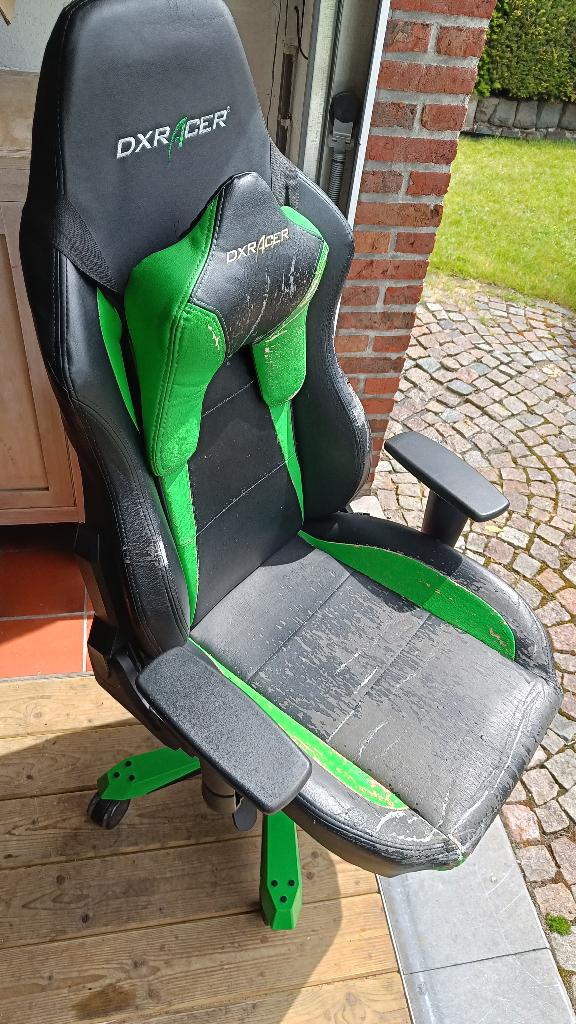 DXRacer Gamestoel, Maison & Meubles, Chaises de bureau, Chaise de bureau de gaming, Enlèvement, Utilisé, Chaise de bureau