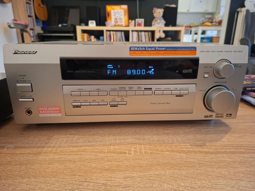 Pioneer VSX-D512 surround versterker, Ophalen, Pioneer