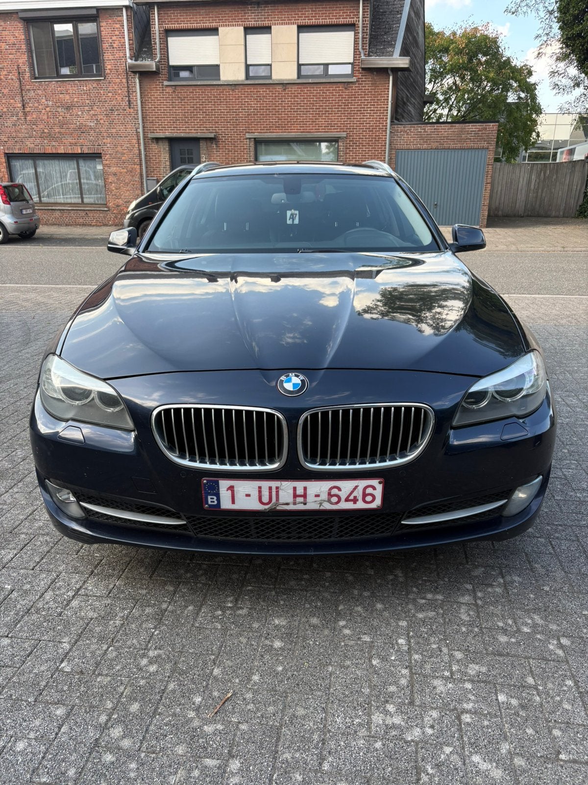 BMW 520d Touring F11 – 2.0 Diesel – Automatic – 2013, Autos, Cuir, Euro 5, Noir, 5 portes
