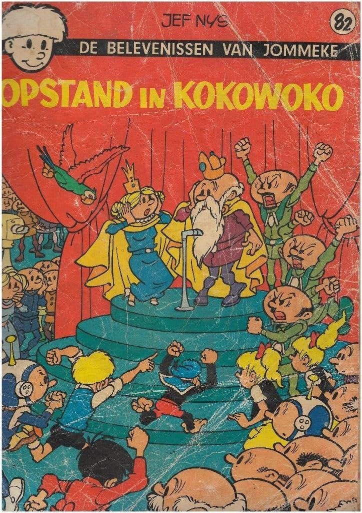 Jommeke --- Opstand in Kokowoko --- nr. 82 --- eerste druk, Enlèvement ou Envoi, Une BD, Jef Nys., Utilisé