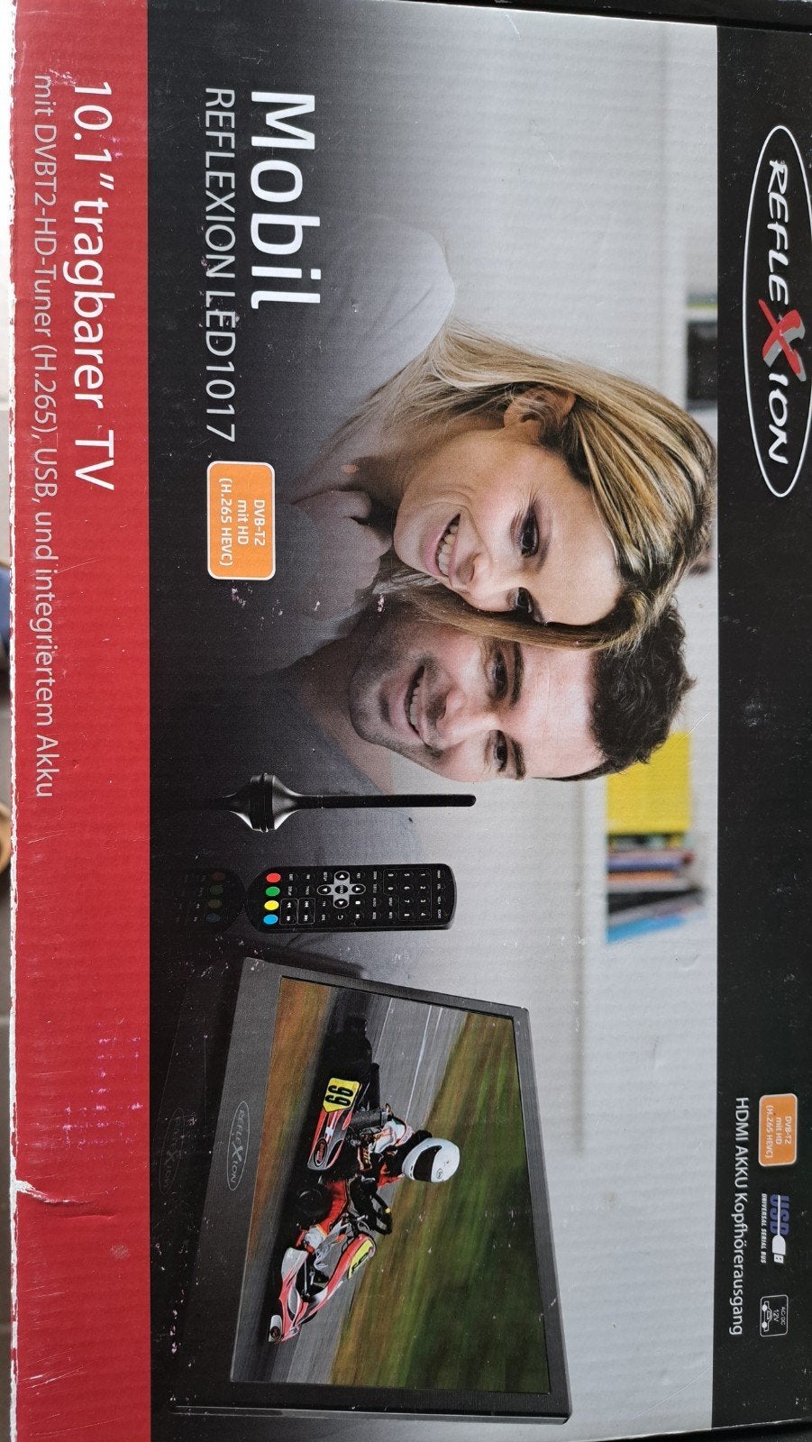 Draagbare TV te koop, Ophalen