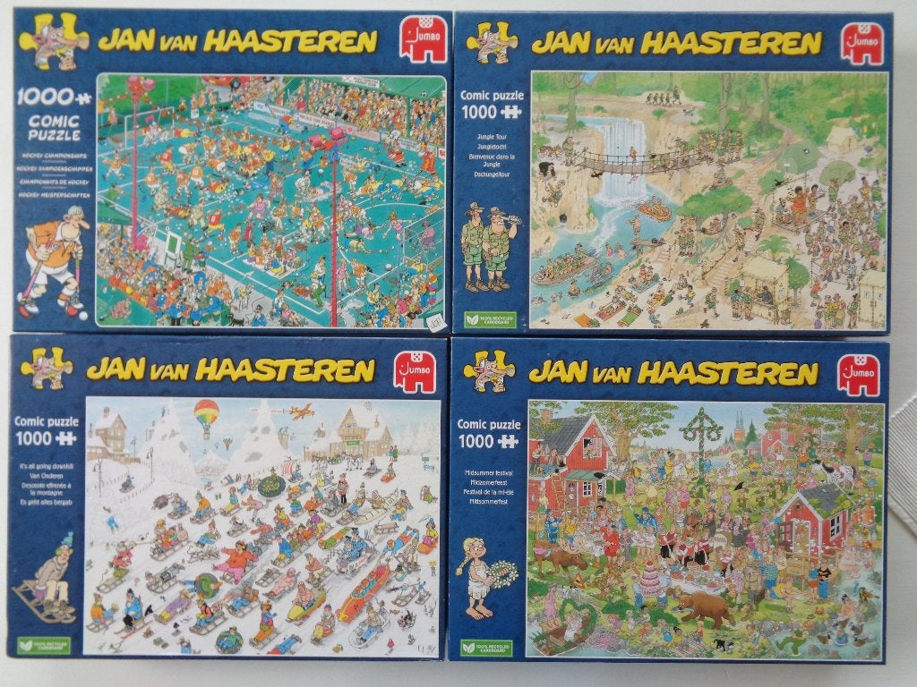 Jan van Haasteren puzzel (4 van 1000 stukjes) deel 4, Ophalen of Verzenden
