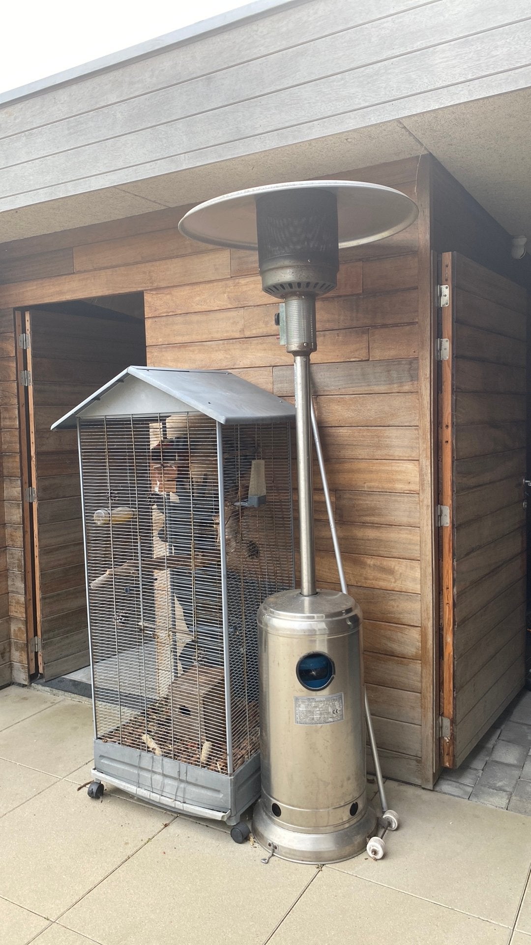 Terrasverwarmer, Tuin en Terras, Ophalen, Zo goed als nieuw