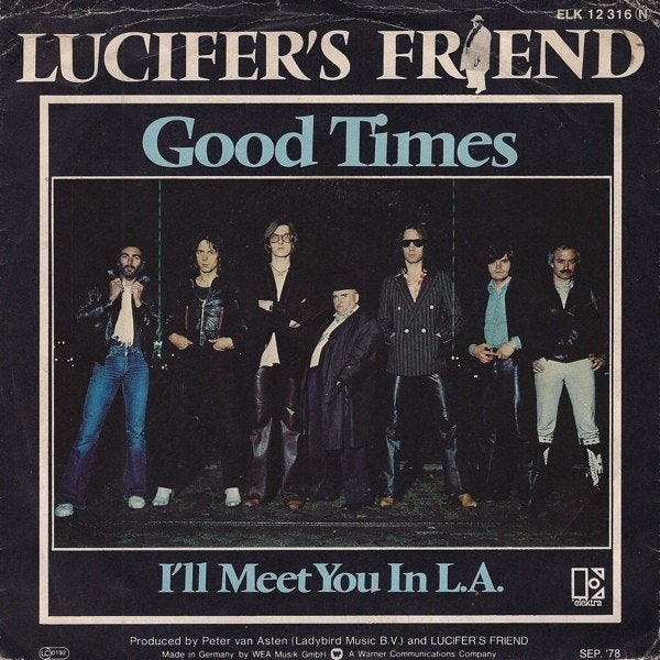7" Lucifer's Friend – Good Times, Cd's en Dvd's, Vinyl Singles, Gebruikt, 7 inch, Single, Ophalen of Verzenden