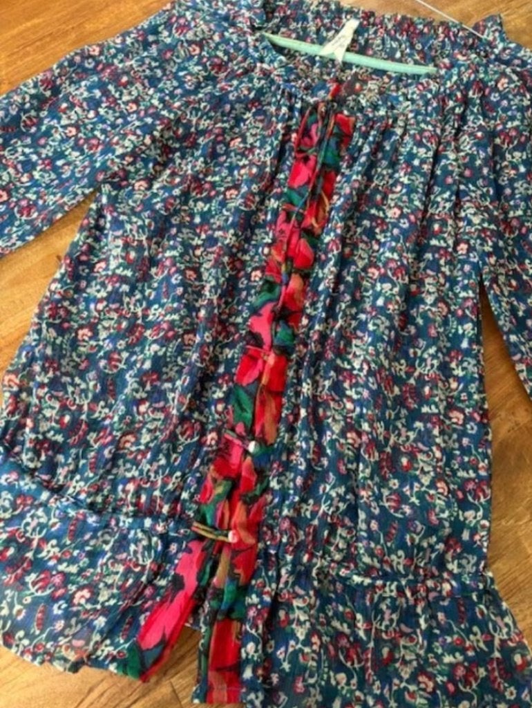 Blouse Pépé jeans maat M, Maat 38/40 (M), Blauw, Ophalen of Verzenden, Zo goed als nieuw