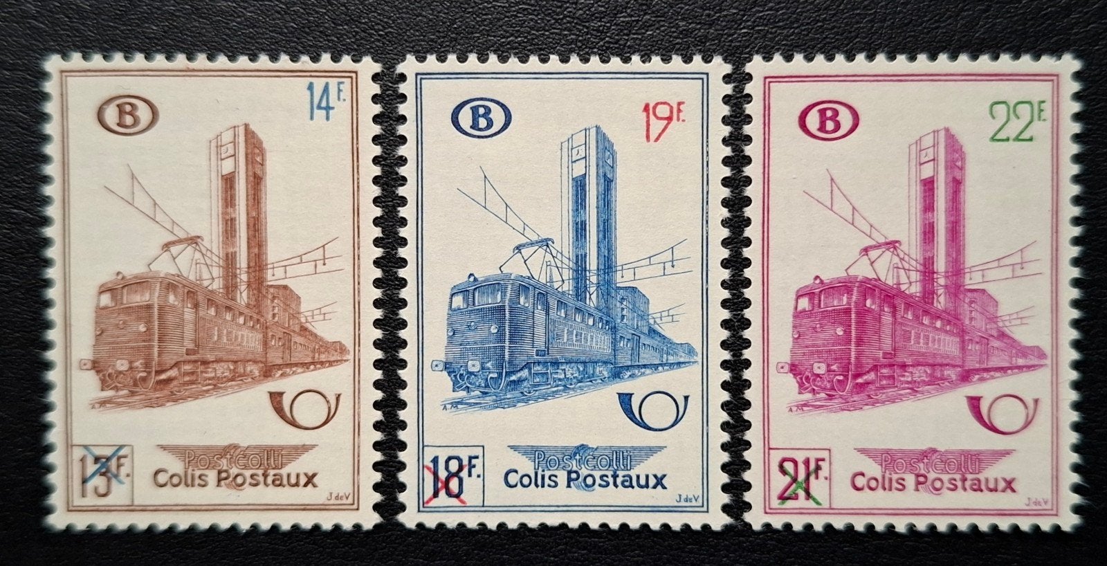 Belgique : COB TR358/61 ** Colis-postaux 1956., Timbres & Monnaies, Timbres | Europe | Belgique, Sans timbre, Neuf, Enlèvement ou Envoi