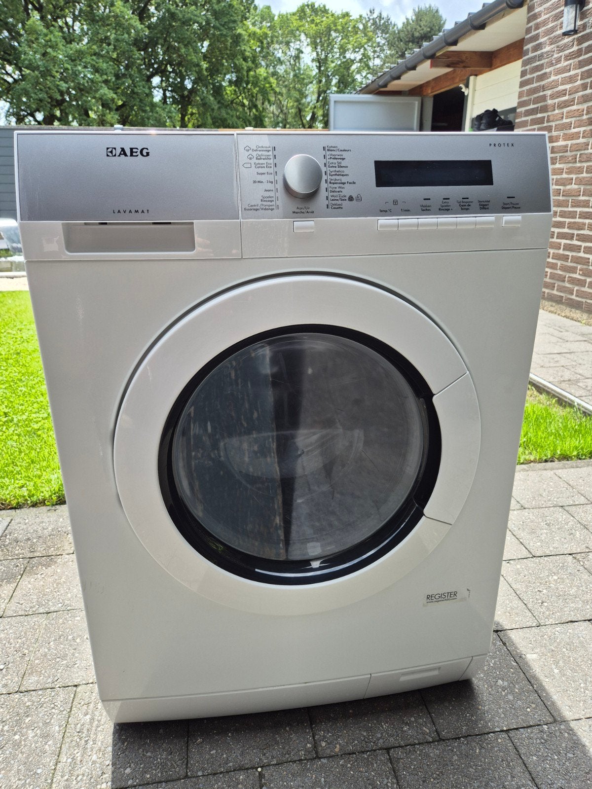 AEG WASMACHINE 9KG A+++ IN HEEL GOEDE STAAT WERKT 100%GOED., Ophalen