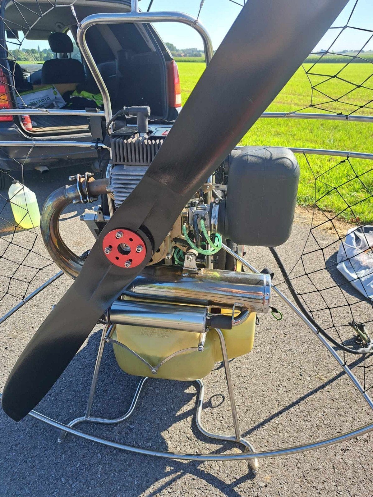 paramotor te koop, Ophalen, Zo goed als nieuw, Paramotor, Gemotoriseerd