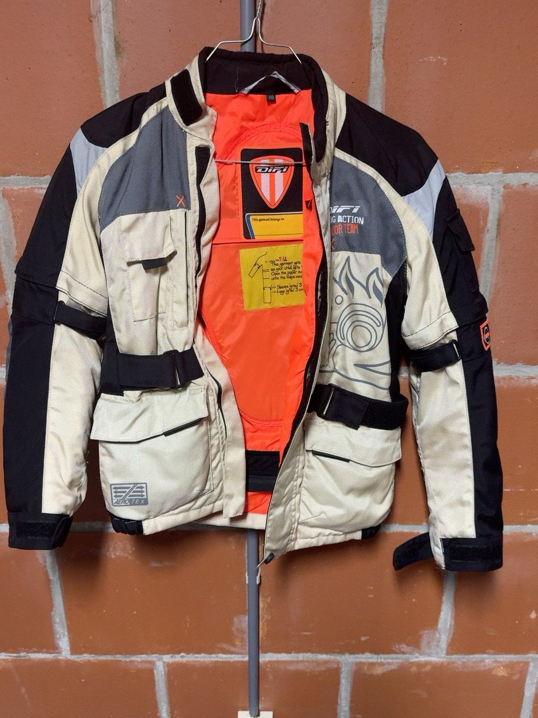 Veste moto enfant DIFI – Taille 140 – Comme neuve, Enlèvement ou Envoi