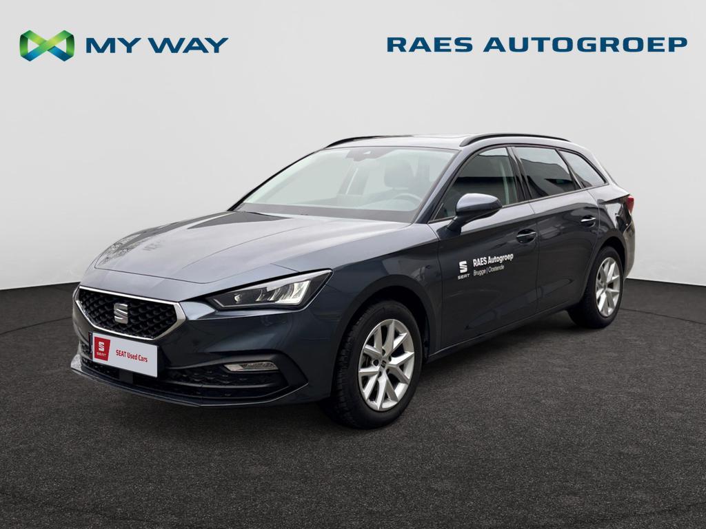 Seat Leon ST Leon ST 1.5 eTSI MHEV Move! Navi DSG, Auto's, Seat, Automaat, Leon, Break, Zilver of Grijs