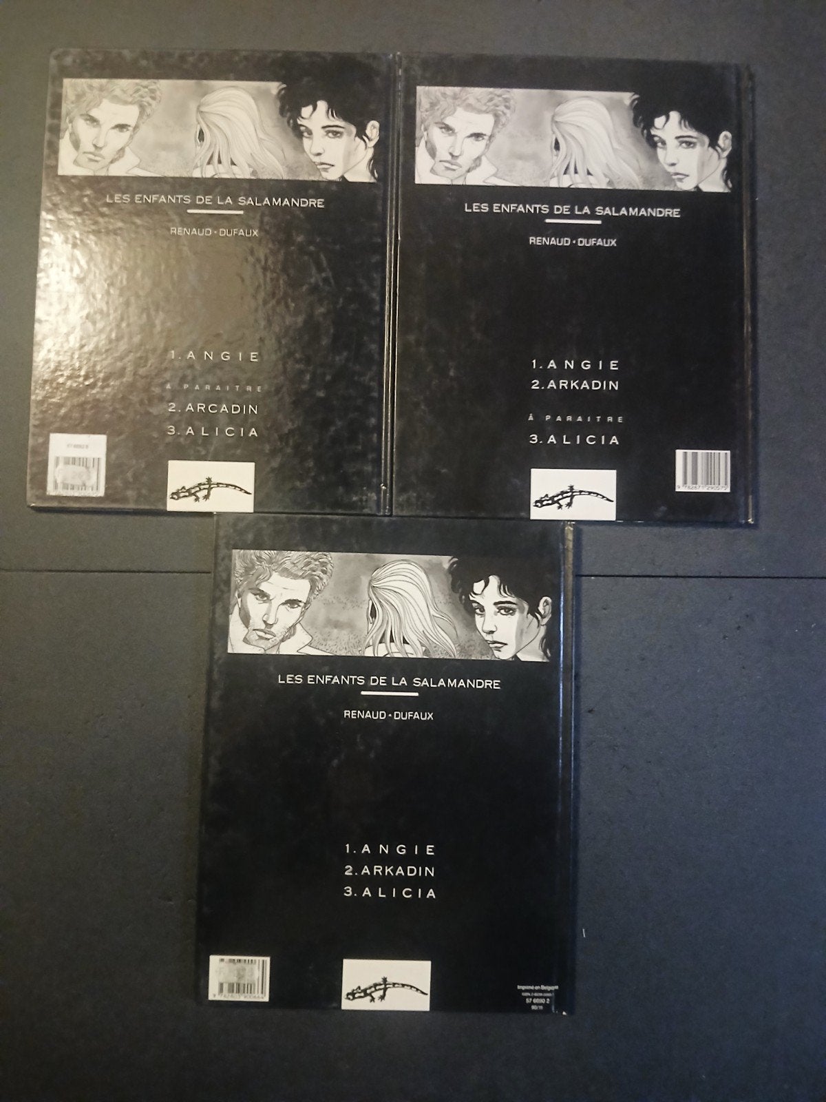 Lot de 3 bd les enfants de la salamandre 1 à 3(série complèt, Enlèvement ou Envoi
