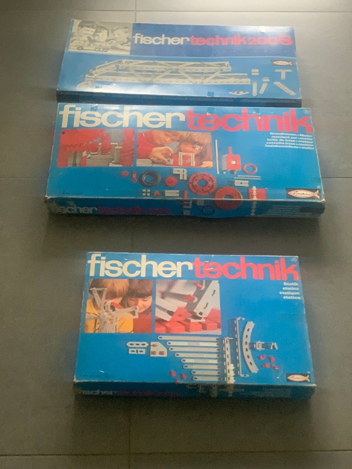 Fischer technik, Enlèvement, Utilisé