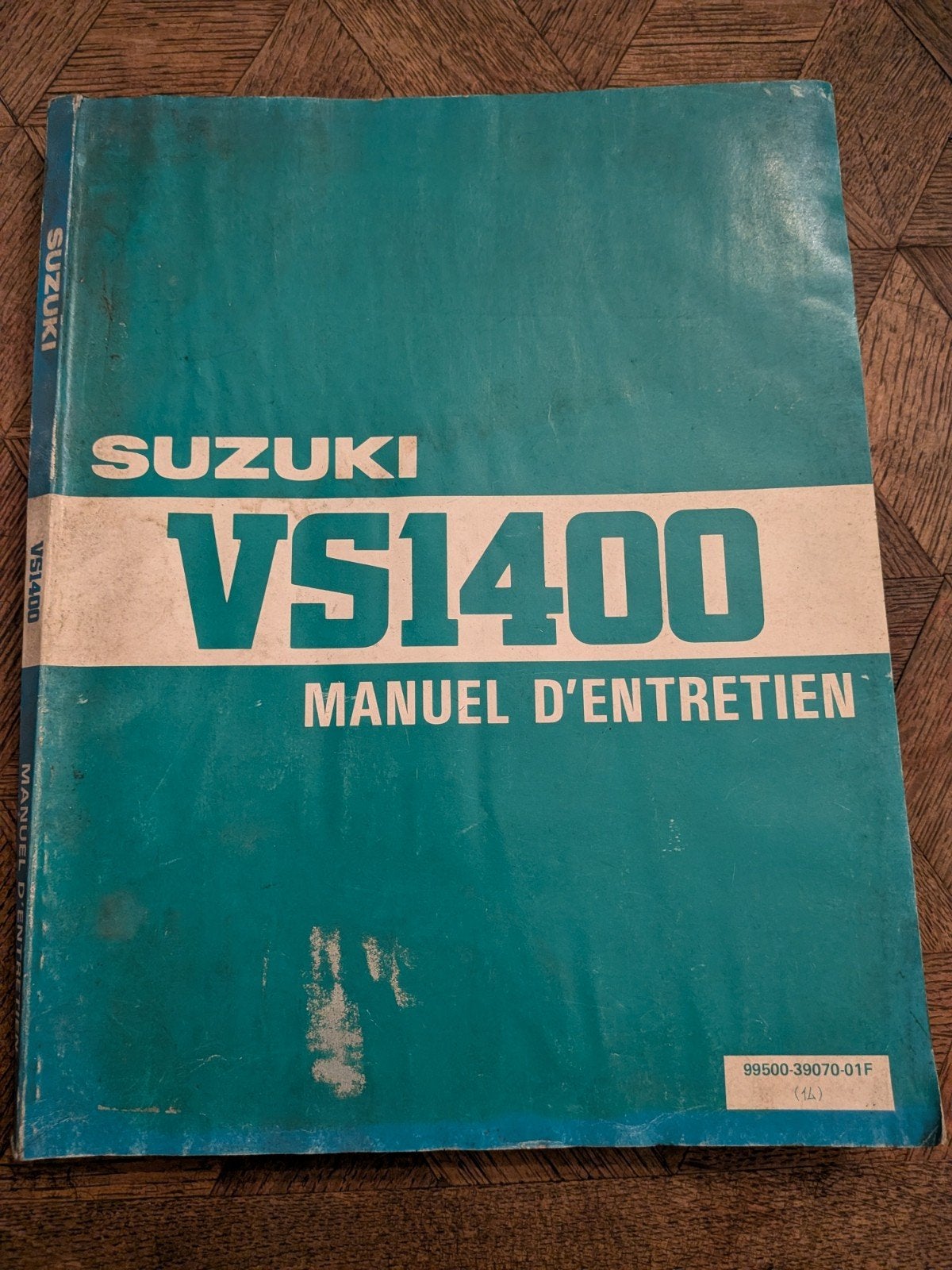 Manuel d'entretien Suzuki VS1400 1987 en français, Enlèvement, Suzuki