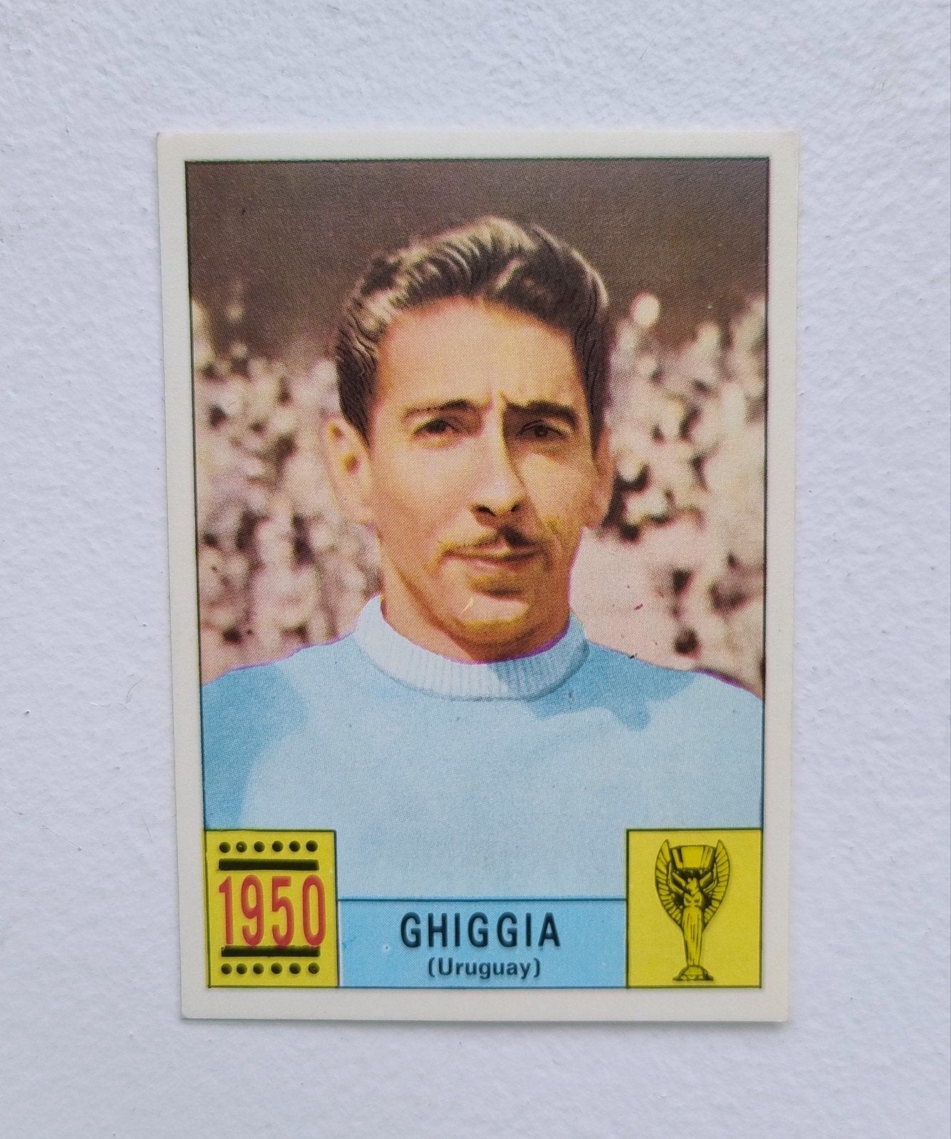 Panini Mexico 70:  1950 Ghiggia ( green back), Verzamelen, Verzenden