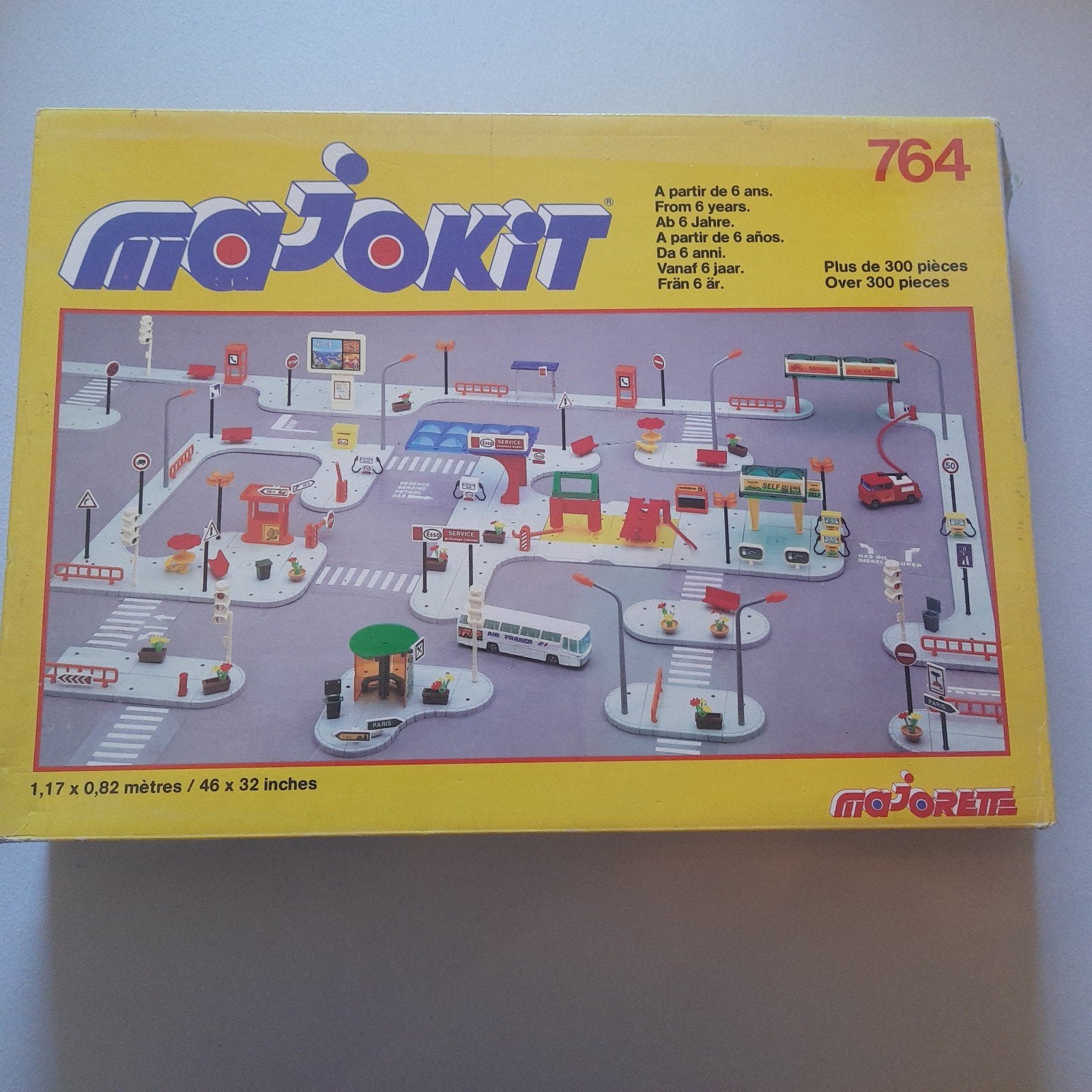 MAJORETTE* MAJOKIT 764 * GROTE BAANSET * VINTAGE * TOP *, Ophalen, Zo goed als nieuw, Overige typen, Majorette