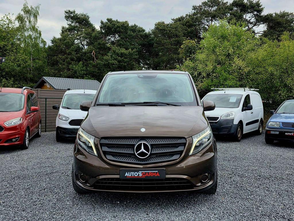 Mercedes-Benz Vito 8 Zitplaatsen BTW Camera ZetelV Airco Nav, Automaat, 135 pk, Monovolume, Gebruikt