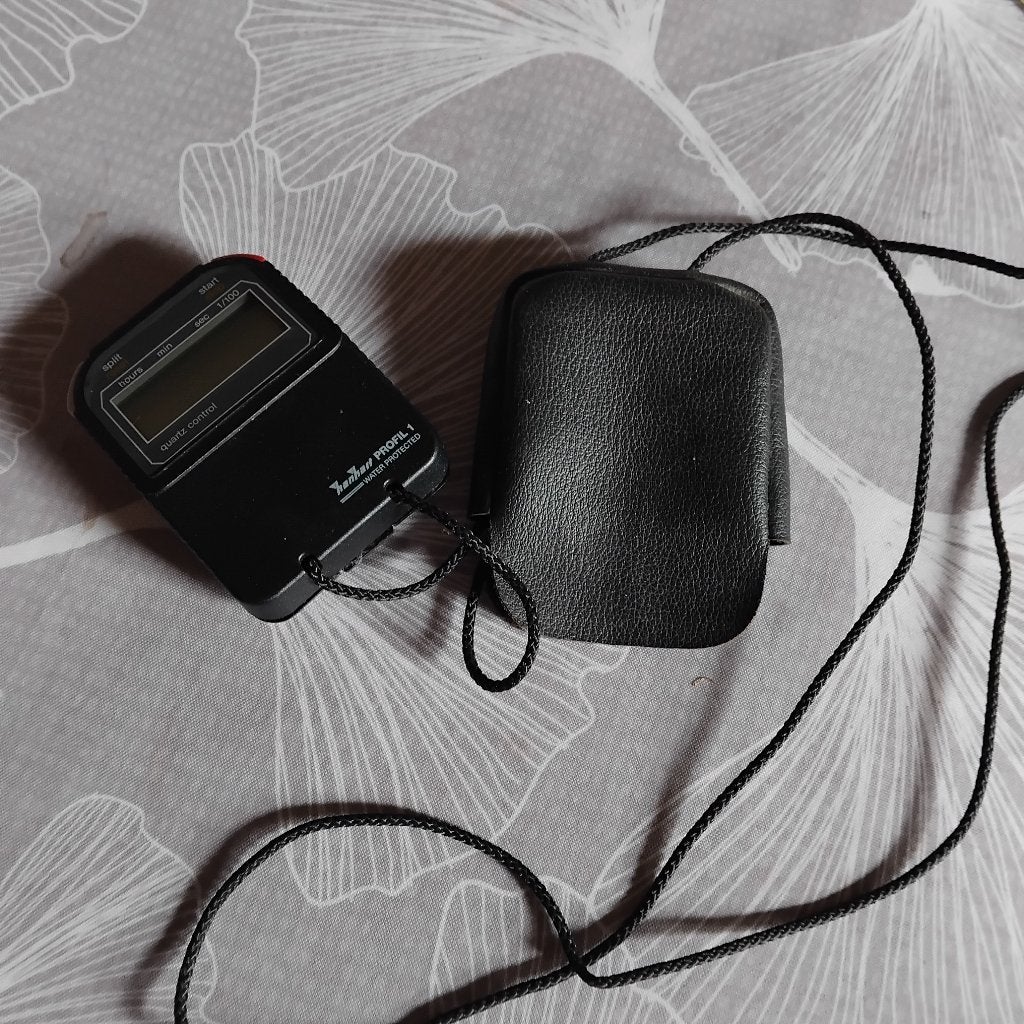 Chronomètre  dans sa pochette, Enlèvement, Utilisé