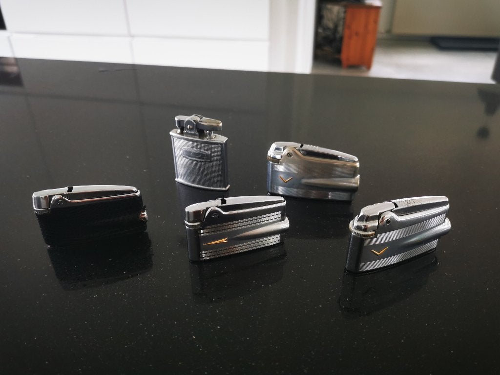 Vintage Ronson aanstekers, Enlèvement ou Envoi, Utilisé, Briquet