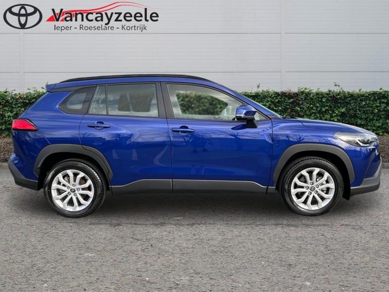 Toyota Corolla Cross Style+cam+gps+sens V+A, Auto's, Toyota, Automaat, Blauw, Hybride Elektrisch/Benzine, 140 pk