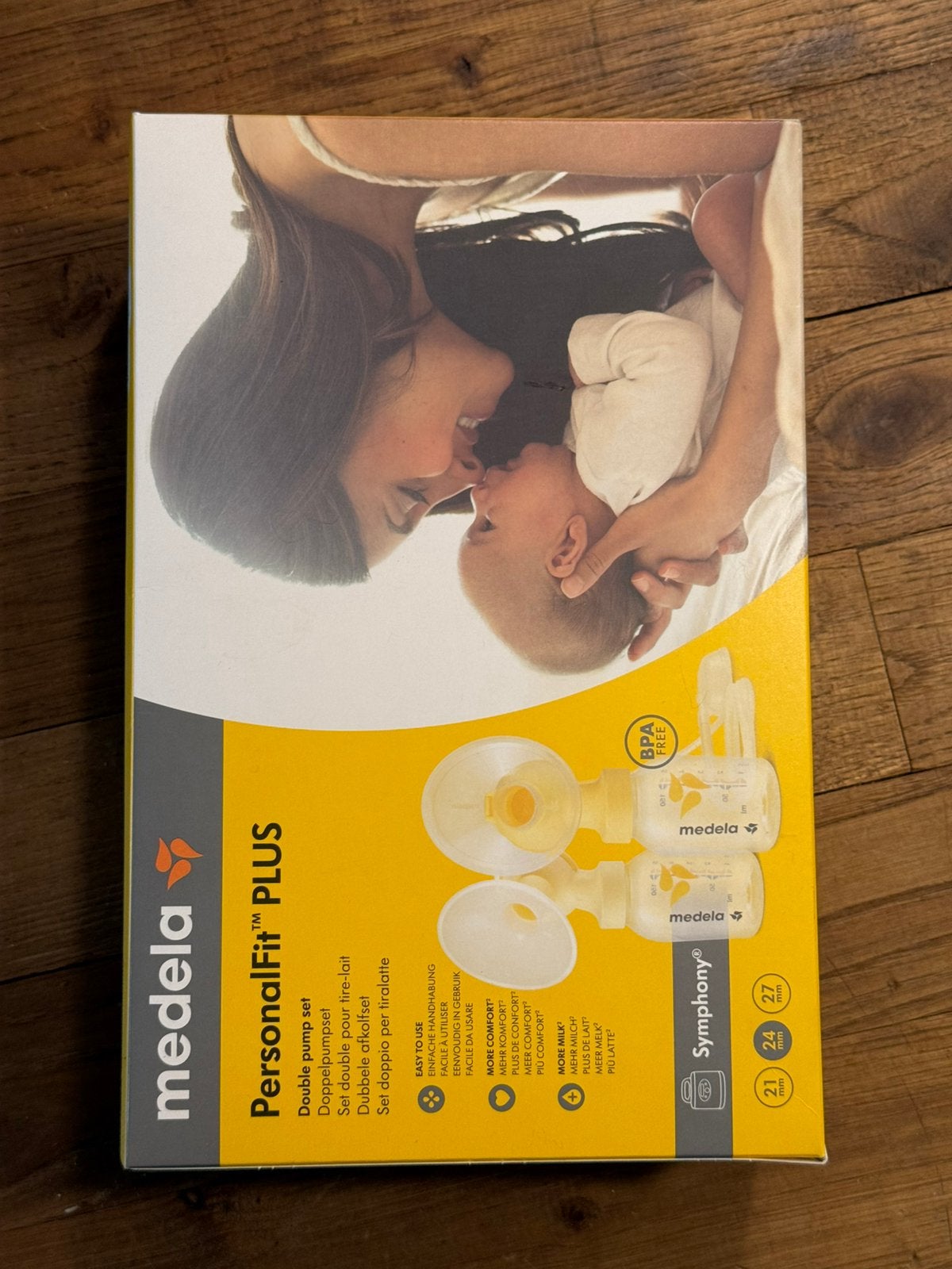 Medela PersonalFit PLUS - Dubbele afkolfset (Symphony) 24MM, Kinderen en Baby's, Ophalen of Verzenden, Zo goed als nieuw, Medela