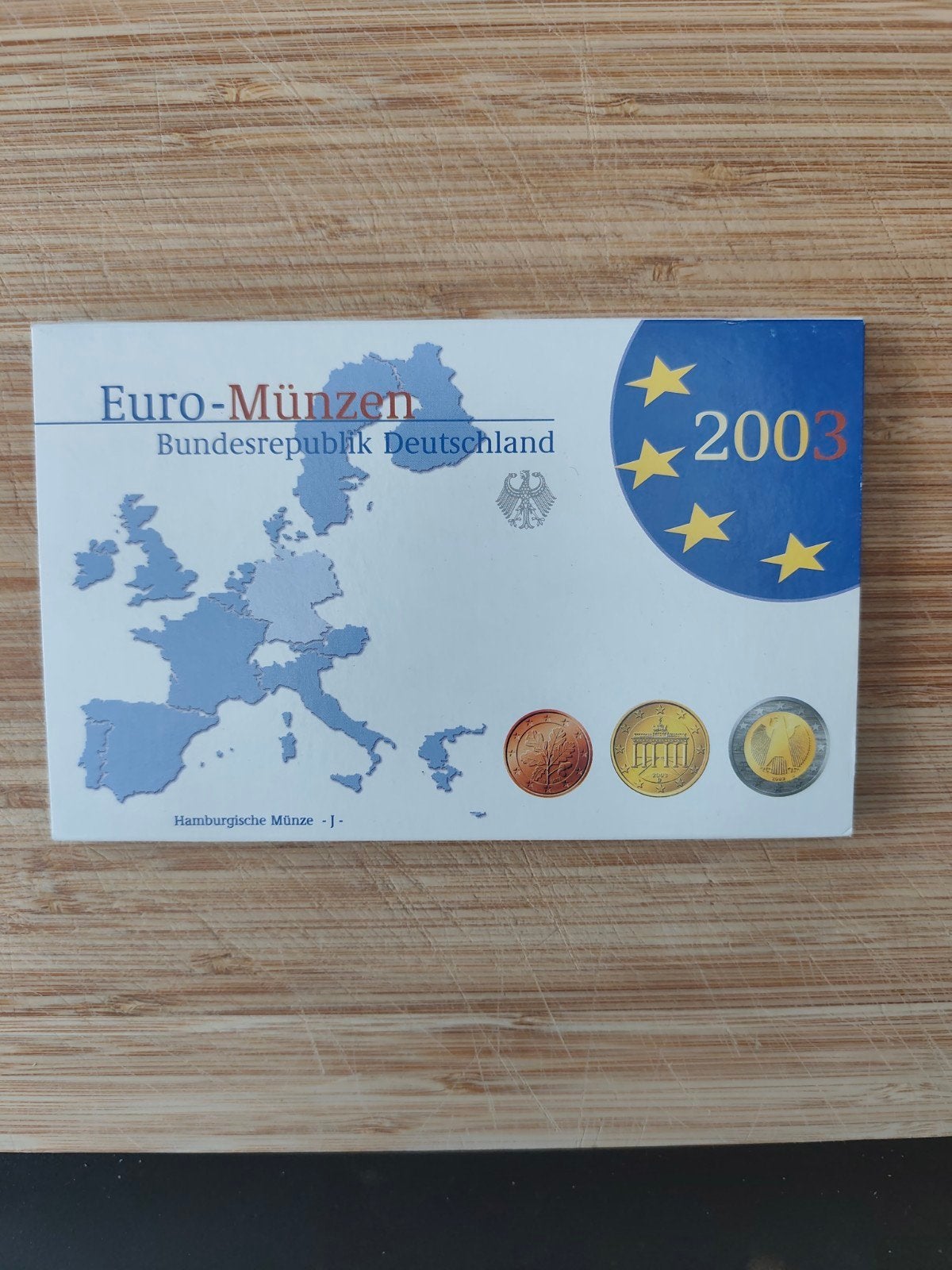 Coffret Officiel Euro Allemagne 2003 - Atelier J (Hambourg), Timbres & Monnaies, Monnaies | Europe | Monnaies euro, Enlèvement ou Envoi