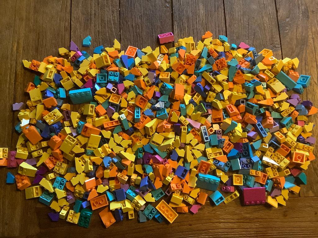 Lego slopes felle kleuren 670 stuks / 728-15, Ophalen of Verzenden, Zo goed als nieuw, Losse stenen, Lego
