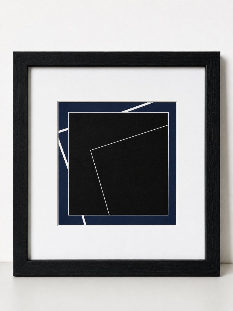 Gilbert DECOCK - Compositie - 30 x 30 cm, Antiek en Kunst, Abstract, Zeefdruk, Verzenden, Gelimiteerde oplage