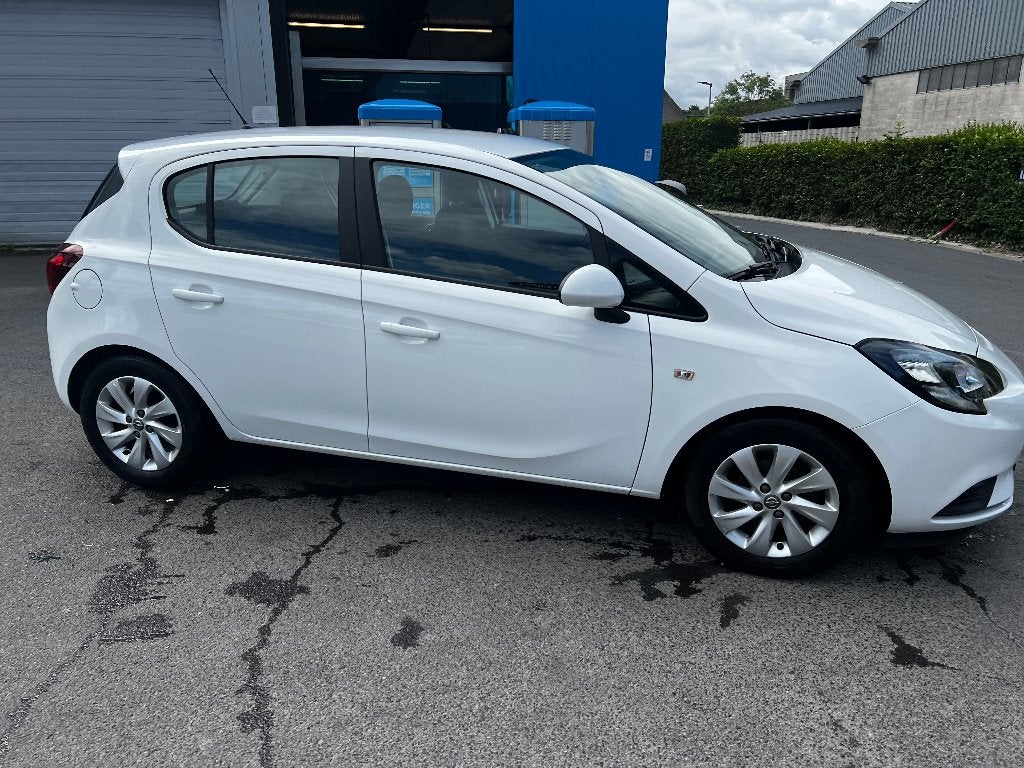 opel corsa met 87000 km met airco en velgen, Auto's, Voorwielaandrijving, Stof, 4 cilinders, Wit
