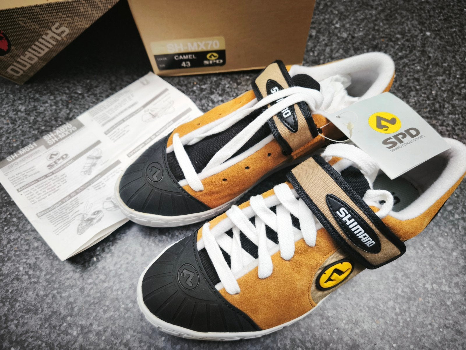 Vintage Shimano spd schoenen maat 43 - nieuw, Fietsen en Brommers, Ophalen, Schoenen