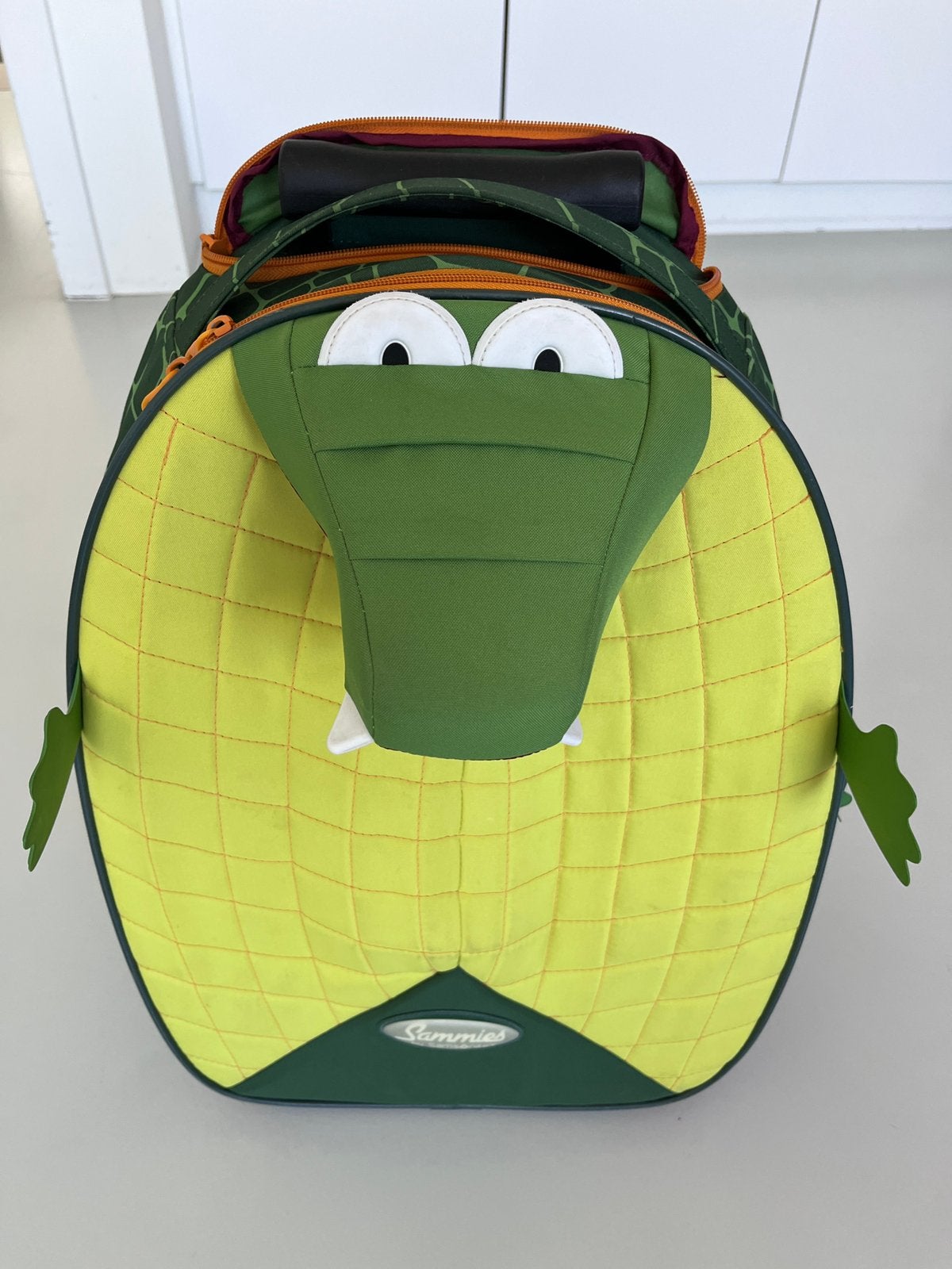 Trolley kinderen Samsonite, Uitschuifbare handgreep, Gebruikt, Minder dan 40 cm, Groen