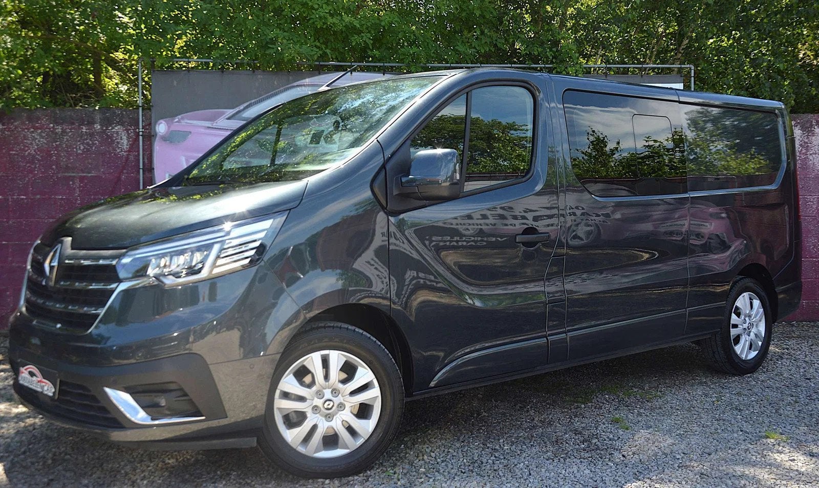 Renault Trafic 2.0BluedCi BOITE AUT 5PL XL NAV CAM CLIM CRUI, Automaat, Stof, Gebruikt, Zwart