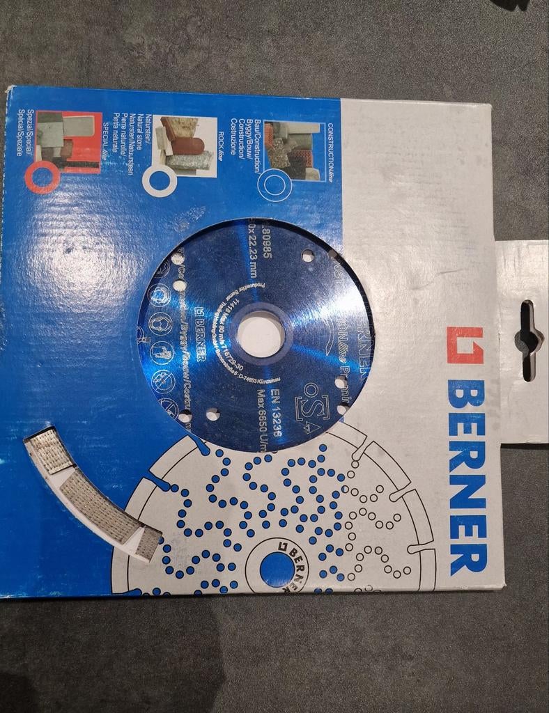Disque diamanté professionnel  ( liege ou morlanwez), Bricolage & Construction, Enlèvement
