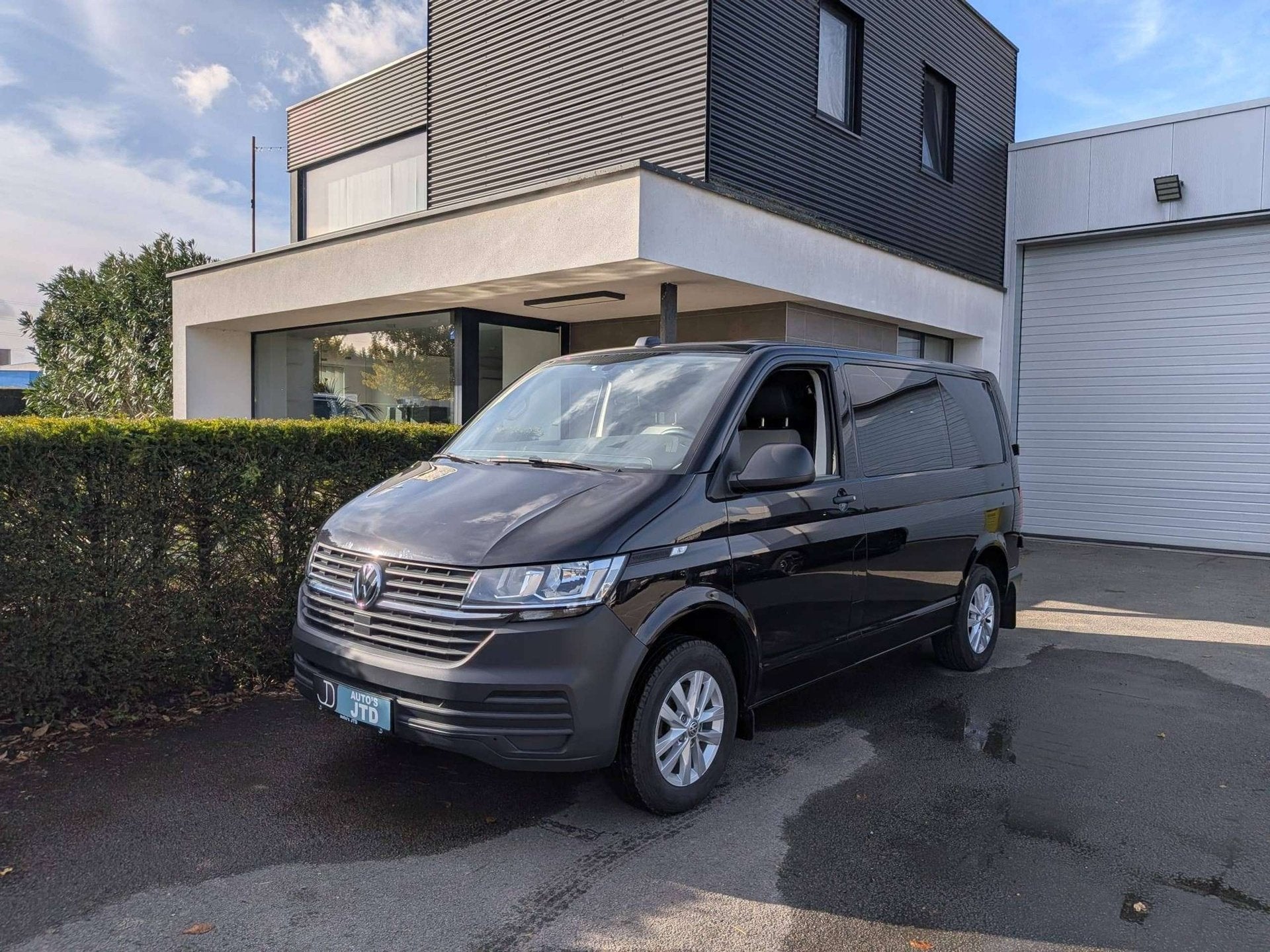 Volkswagen T6.1 Transporter 2.0 TDi 150Pk Dubbele cabine 5-z, Gebruikt, 4 cilinders, Zwart, Apple Carplay