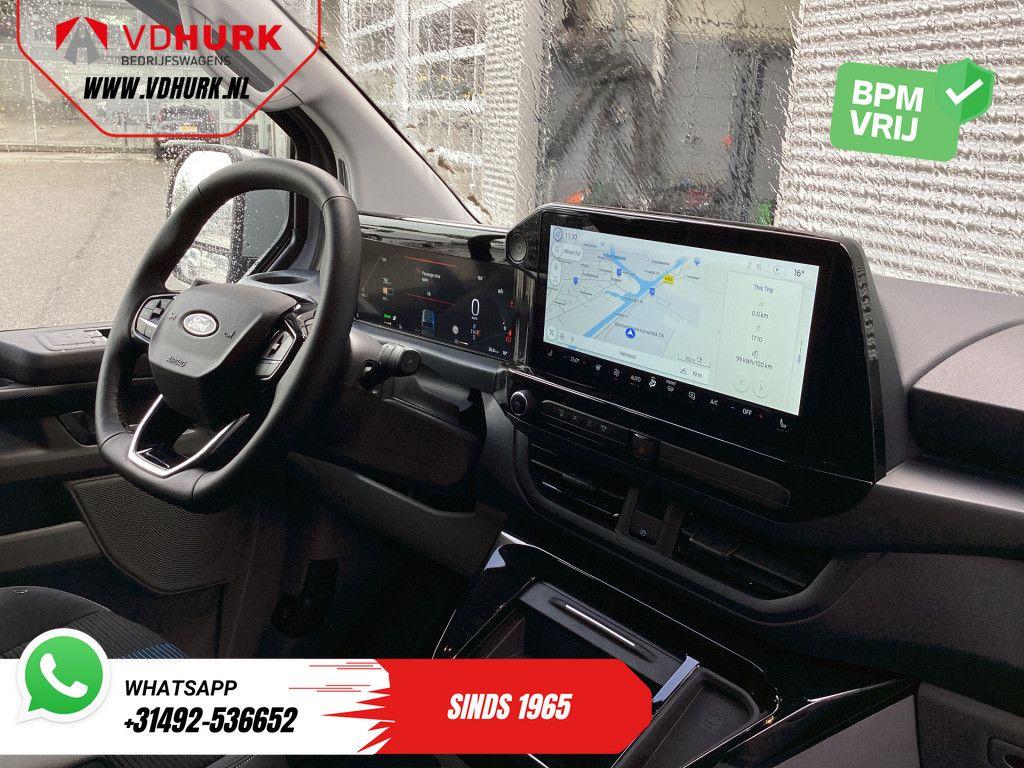 Ford E-Transit Custom Sport L2 330km WLTP LED/ 2x Schuifdeur, Autos, Argent ou Gris, Achat, Entreprise, Carnet d'entretien