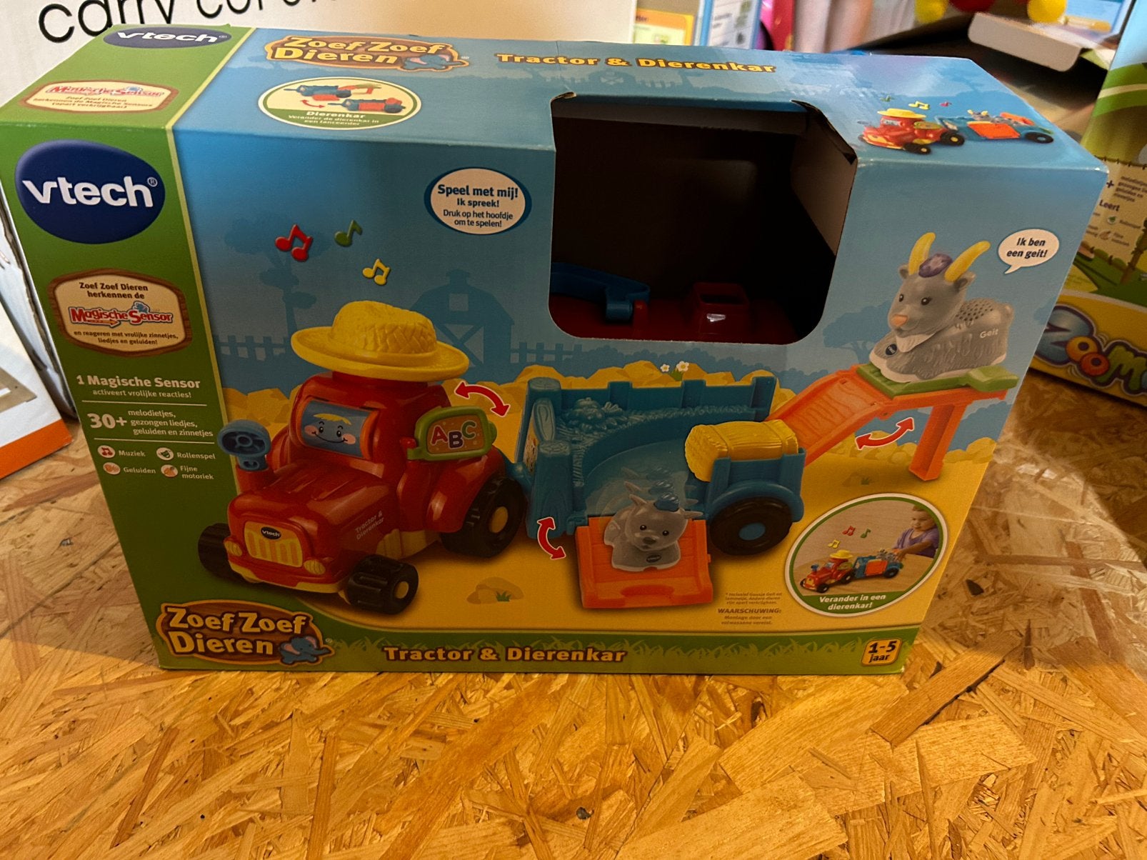 Zoef zoef dieren tractor en dierenkar, Kinderen en Baby's, Speelgoed | Vtech, Ophalen, Zo goed als nieuw