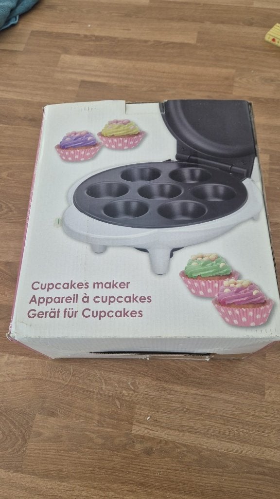 Elektrische cupcake-maker voor muffin/cupcakes met 7, Ophalen, Nieuw, Cupcakes, Bakvorm