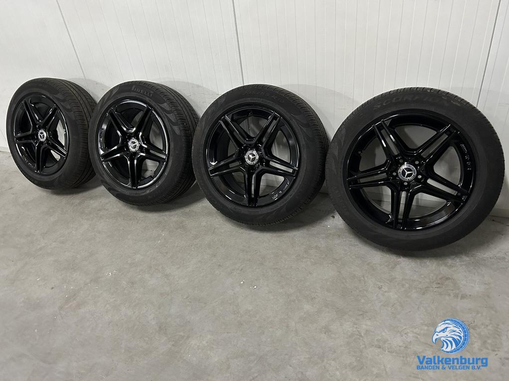 6mm! Originele Mercedes GLC W254 19 inch zwarte AMG velgen T, Pneus et Jantes, Véhicule de tourisme, Pneus été, -