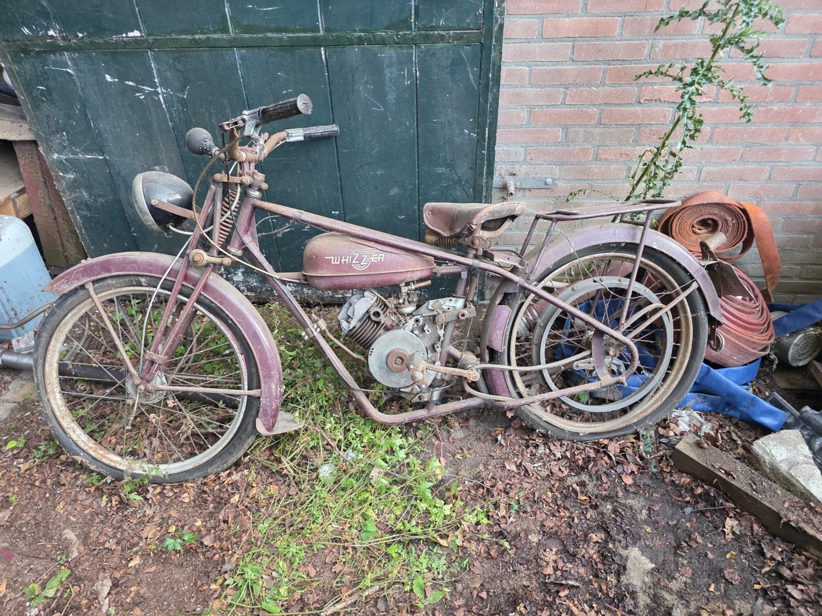 Whizzer Gemotoriseerde Fiets / Oldtimer (Project), 47 tot 51 cm, Ophalen, Whizzer, Jaren '30