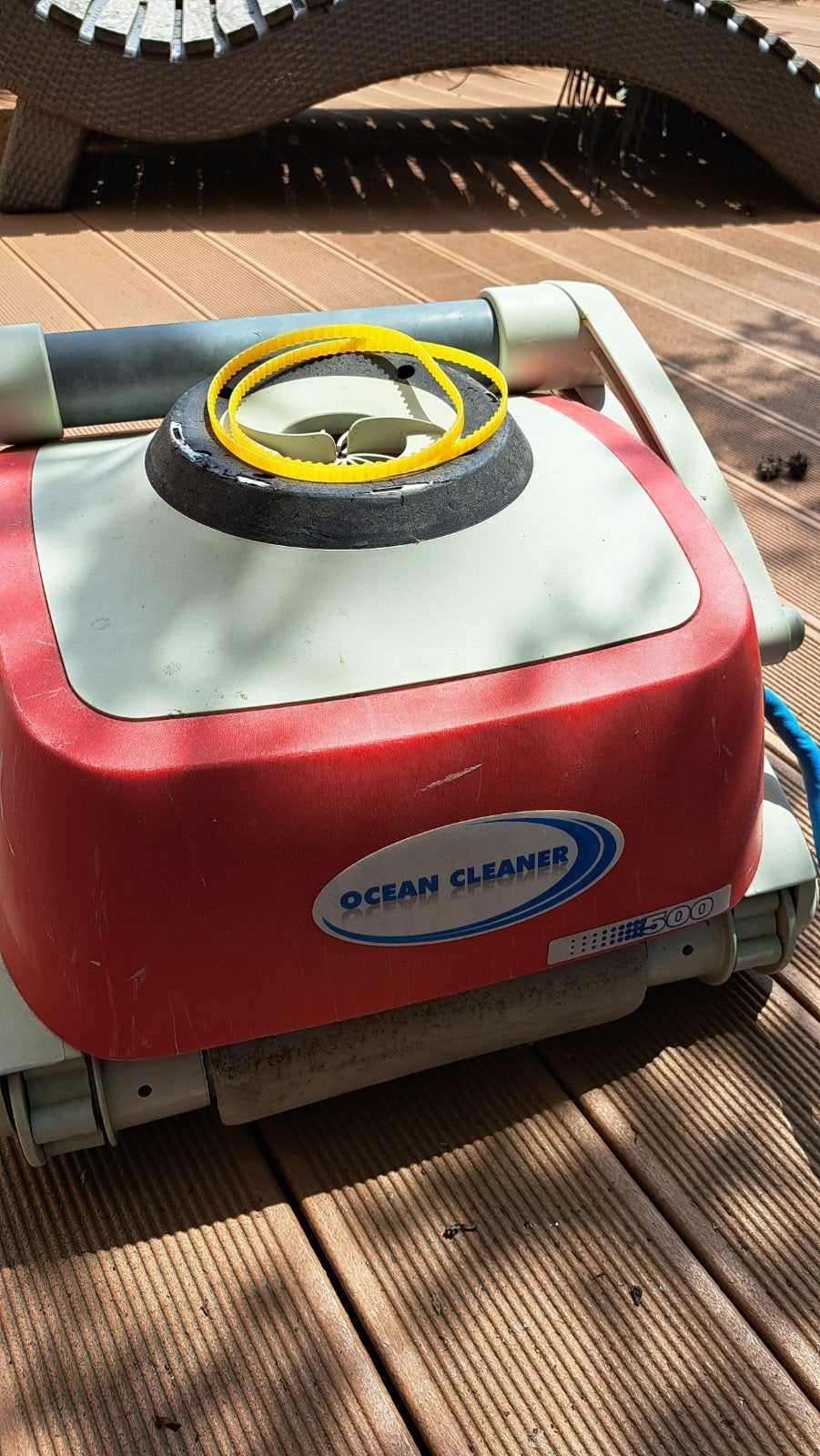 Zwembadrobot voor opmaak of onderdelen, Ophalen