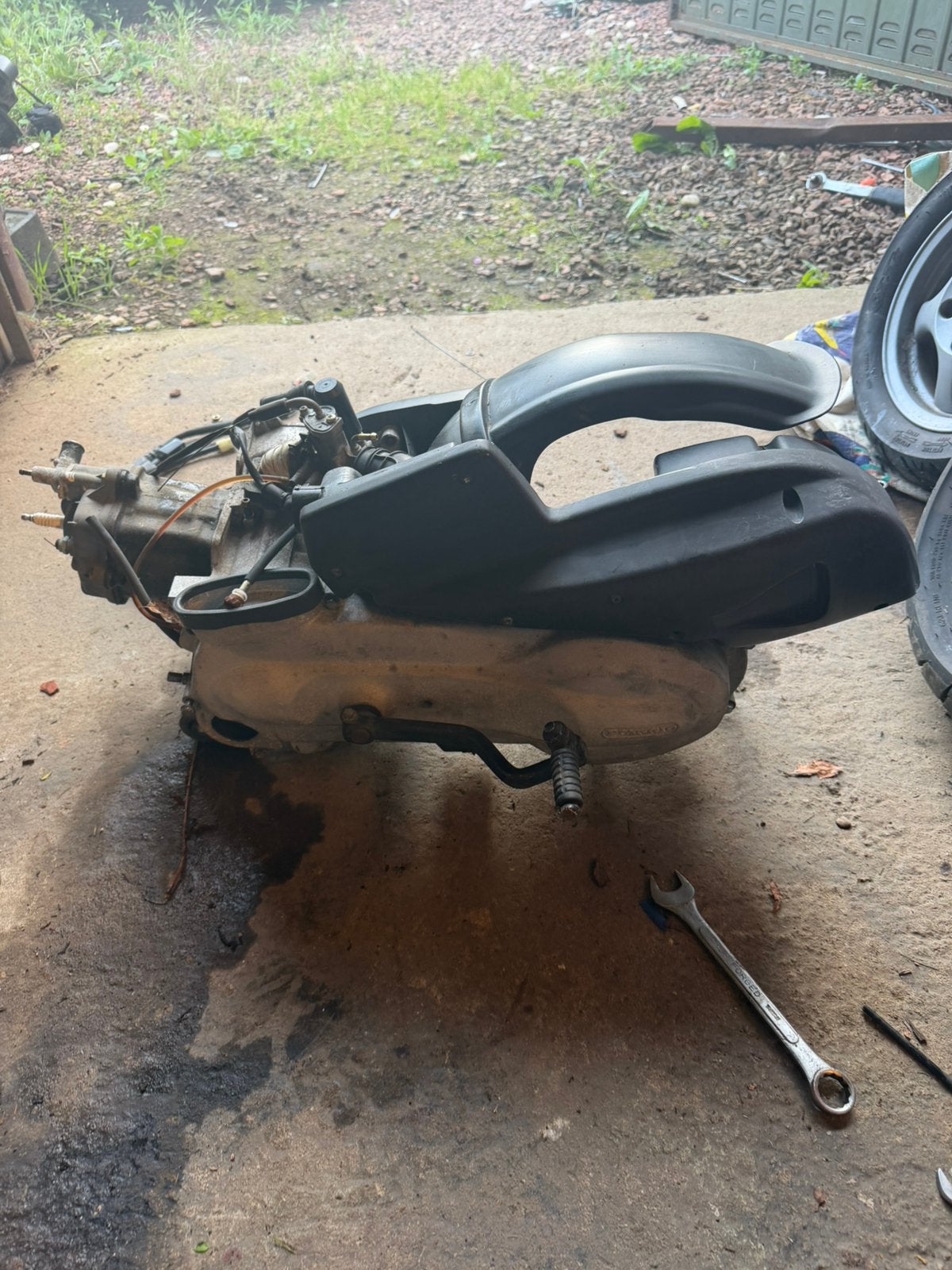 Piaggio hexagon 125cc motorblok, Fietsen en Brommers, Brommeronderdelen | Scooters, Zo goed als nieuw, Piaggio, Ophalen